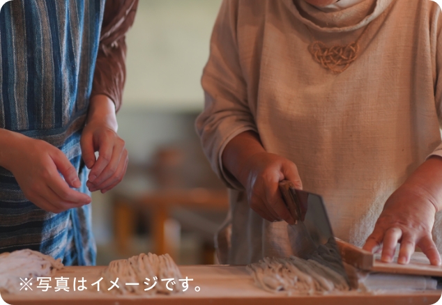 蕎麦打ち体験